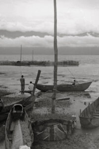 Wharf on Erhai Lake in Xizhou, China, 1999