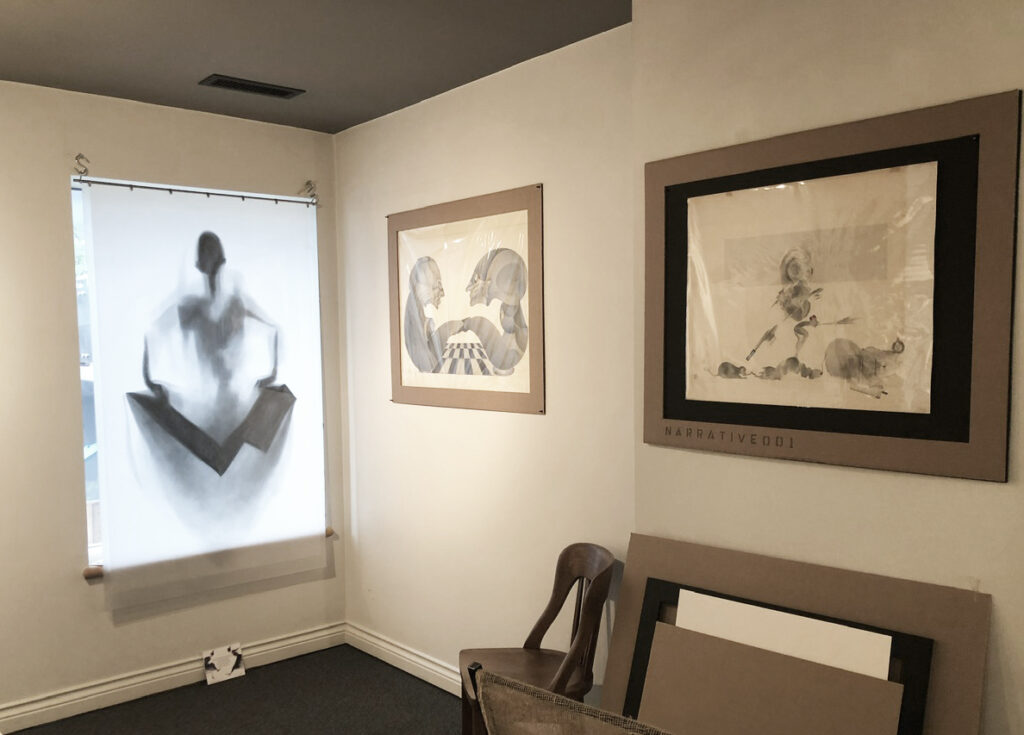 Drawings Left by Katie Curtis  Middle by David Sapp  Right by E.J. Gold