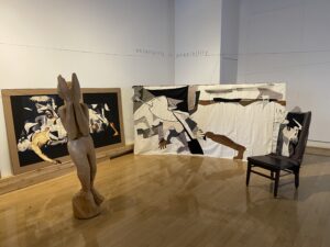 Fabric collage by deborah harris